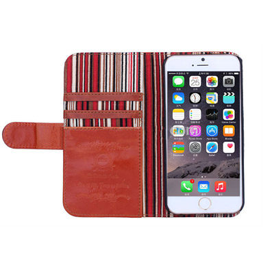 US FreeShipping Flip wallet leather case for iphone 6
